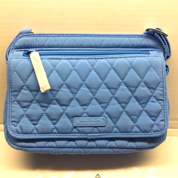 Vera Bradley Handbags - 💋Nail biting SALE! BRAND NEW Vera Bradley Petite Crossbody Sky Blue